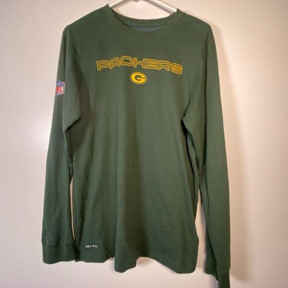 Nike Other - Nike Green Packers Long Sleeve Shirt